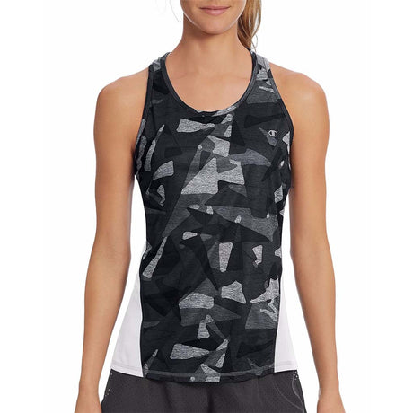 Camisole sport de course à pied femme Champion Run Tank Blur Block Camo vue avant Soccer Sport Fitness