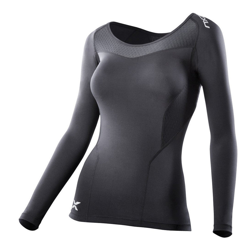 2XU women's long sleeve sport compression shirt - Soccer Sport Fitness