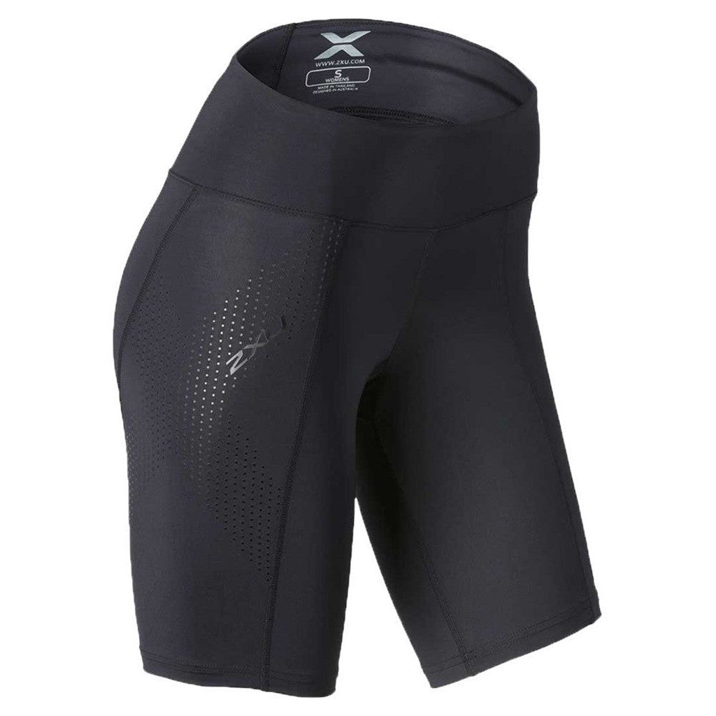 2XU short de compression sport taille mi-haute noir femme