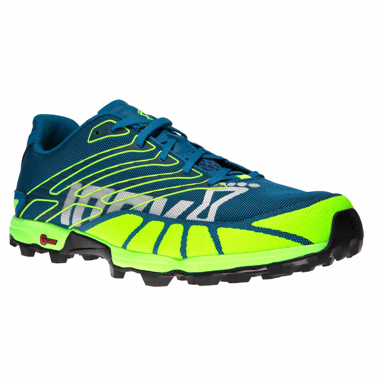 Inov-8 X-Talon 255 Chaussures de course en sentier pour homme bleu/vert angle