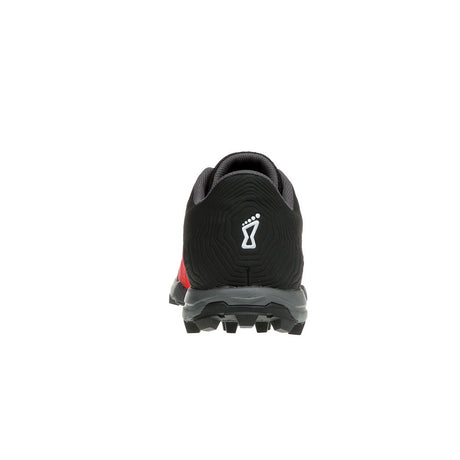 Chaussure de course a pied trail INOV-8 X-Talon 225 rouge noir vue arriere