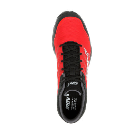 Chaussure de course a pied trail INOV-8 X-Talon 225 rouge noir vue supe 2