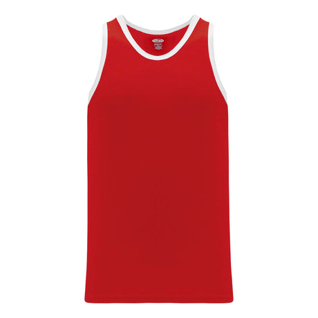 Athletic Knit B1325 camisole basketball rouge blanc