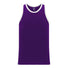 Athletic Knit B1325 camisole basketball violet blanc