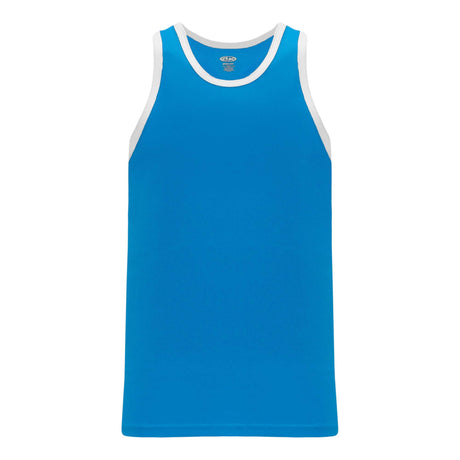 Athletic Knit B1325 camisole basketball bleu pro blanc