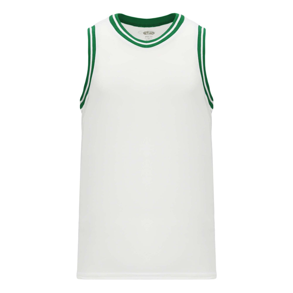 Athletic Knit B1710 camisole de basketball blanc vert