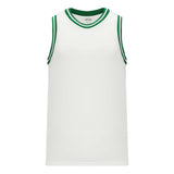 Athletic Knit B1710 camisole de basketball blanc vert