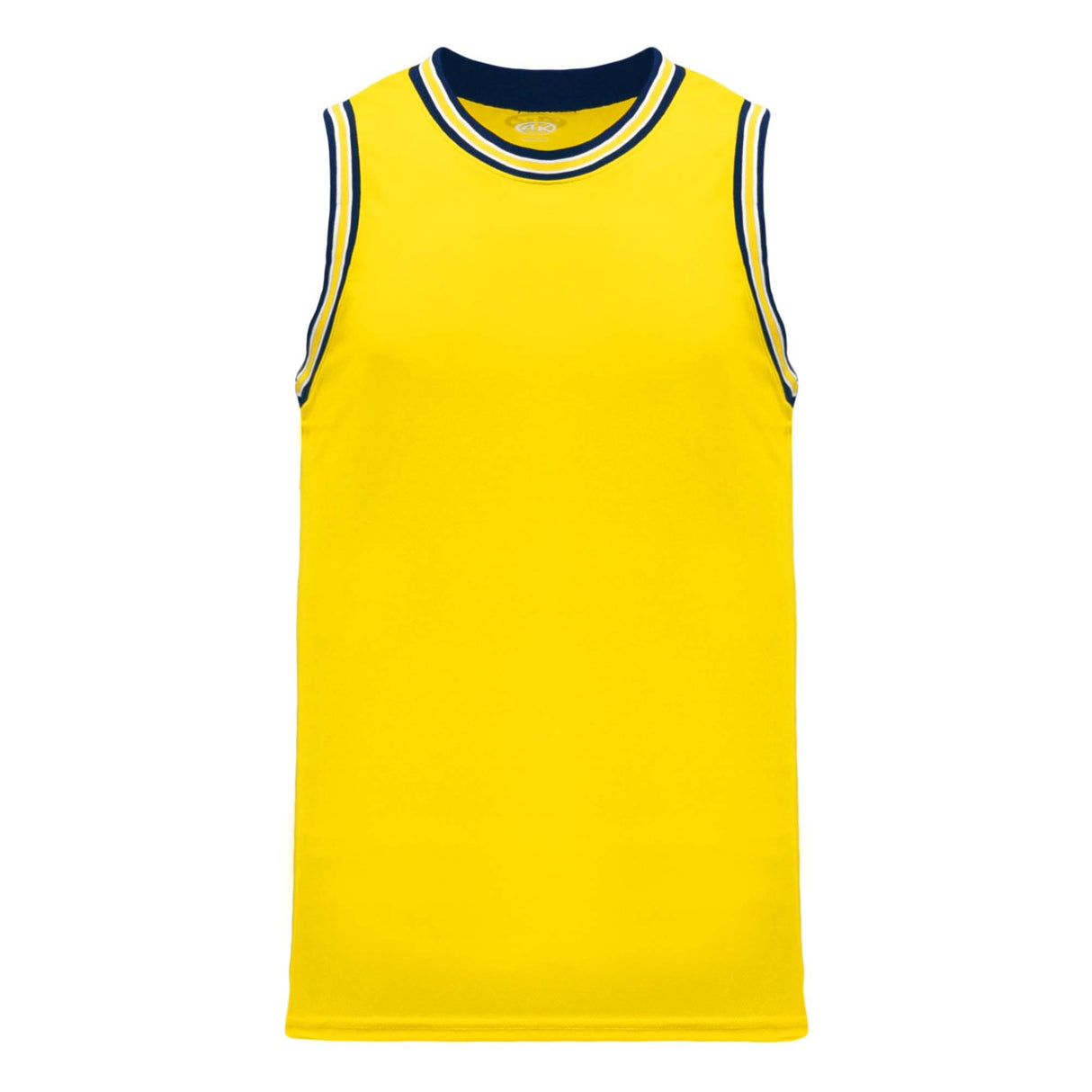 Athletic Knit B1710 camisole de basketball jaune marine