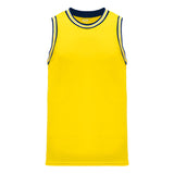Athletic Knit B1710 camisole de basketball jaune marine