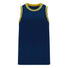 Athletic Knit B1710 camisole de basketball marine jaune