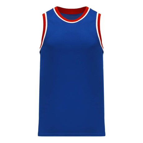 Athletic Knit B1710 camisole de basketball bleu rouge blanc