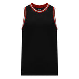 Athletic Knit B1710 camisole de basketball noir rouge blanc