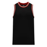 Athletic Knit B1710 camisole de basketball noir rouge blanc