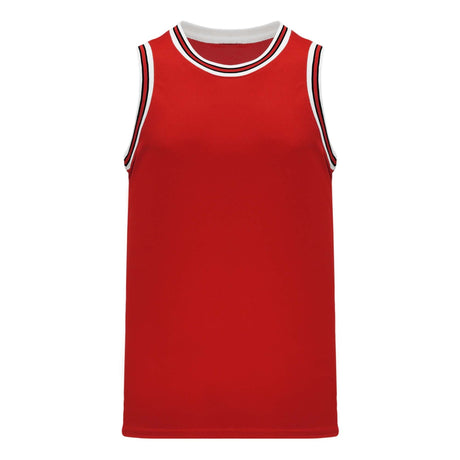 Athletic Knit B1710 camisole de basketball rouge noir blanc
