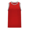 Athletic Knit B1710 camisole de basketball rouge noir blanc