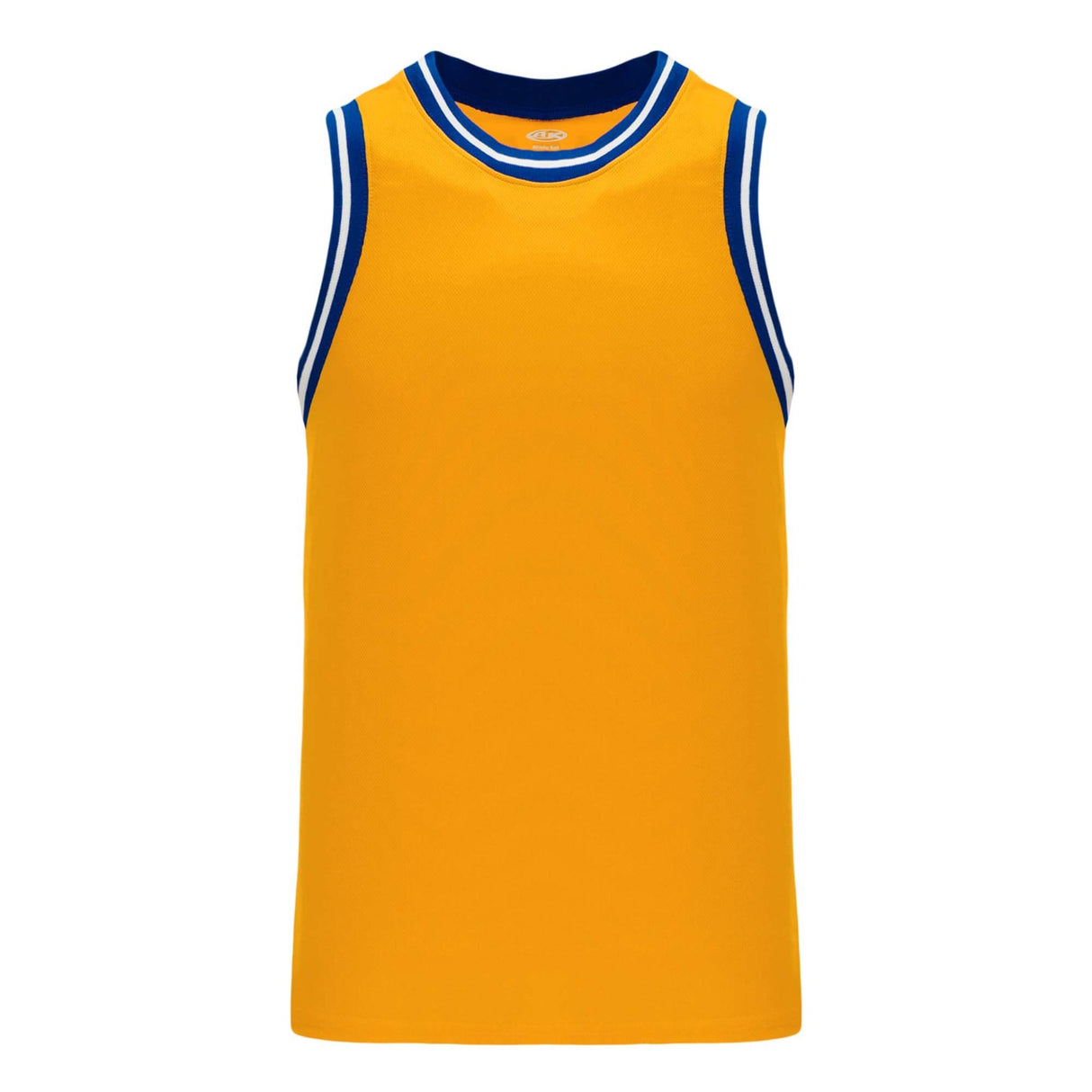 Athletic Knit B1710 camisole de basketball or bleu