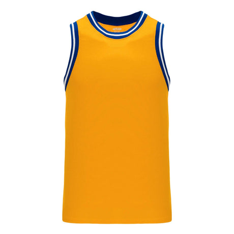 Athletic Knit B1710 camisole de basketball or bleu