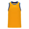 Athletic Knit B1710 camisole de basketball or bleu