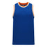 Athletic Knit B1710 camisole de basketball bleu orange
