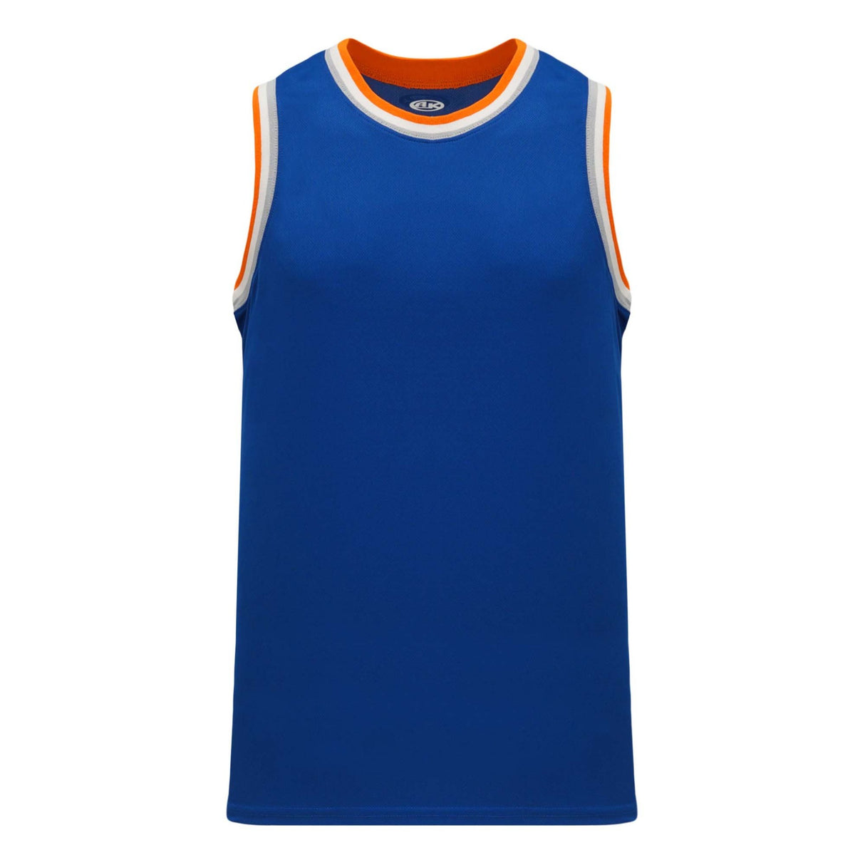 Athletic Knit B1710 camisole de basketball bleu orange