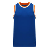 Athletic Knit B1710 camisole de basketball bleu orange