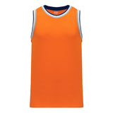 Athletic Knit B1710 camisole de basketball orange gris bleu