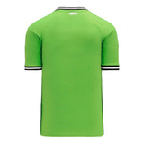 T-shirts de soccer Athletic Knit S1333 vert lime dos
