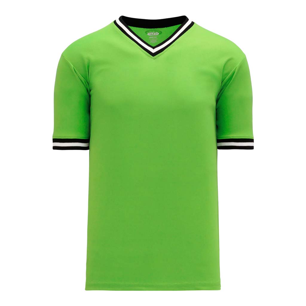 T-shirts de soccer Athletic Knit S1333 vert lime