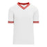 T-shirts de soccer Athletic Knit S1333 blanc rouge