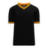 T-shirts de soccer Athletic Knit S1333 noir orange