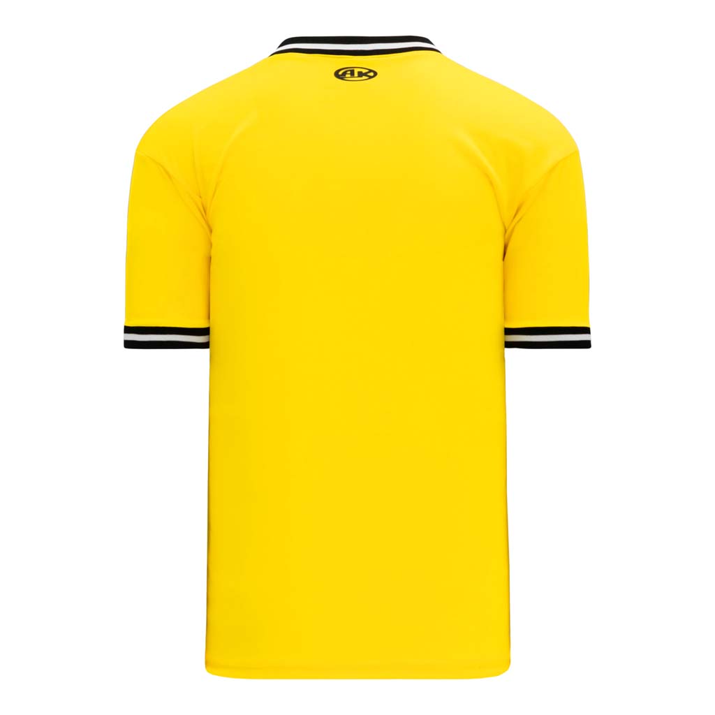 T-shirts de soccer Athletic Knit S1333 jaune noir dos