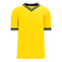 T-shirts de soccer Athletic Knit S1333 jaune noir