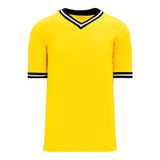 T-shirts de soccer Athletic Knit S1333 jaune noir