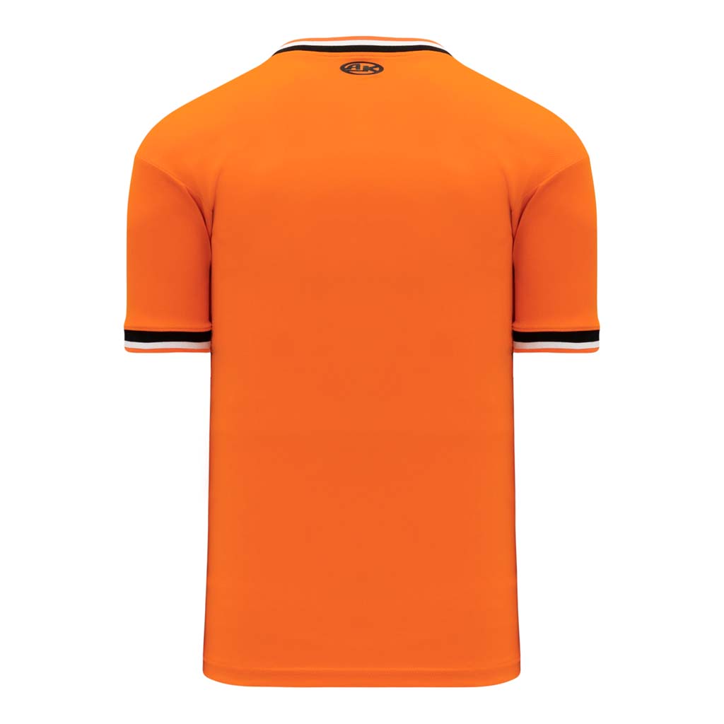 T-shirts de soccer Athletic Knit S1333 orange noir dos