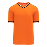 T-shirts de soccer Athletic Knit S1333 orange noir