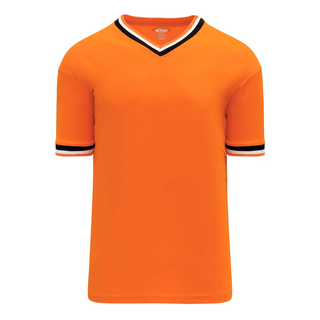 T-shirts de soccer Athletic Knit S1333 orange noir