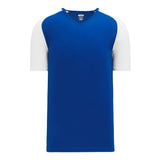Athletic Knit S1375 chandail de soccer - Bleu / Blanc
