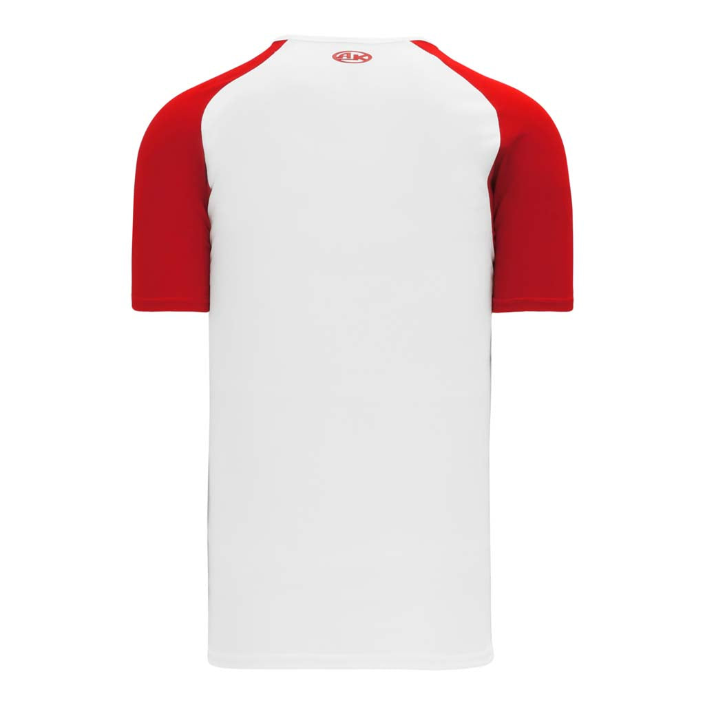 Athletic Knit S1375 chandail de soccer - Blanc / Rouge Dos