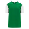 Athletic Knit S1375 chandail de soccer - Vert / Blanc