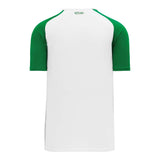 Athletic Knit S1375 chandail de soccer - Blanc / Vert Dos