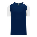 Athletic Knit S1375 chandail de soccer - Bleu Marine / Blanc