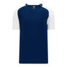 Athletic Knit S1375 chandail de soccer - Bleu Marine / Blanc