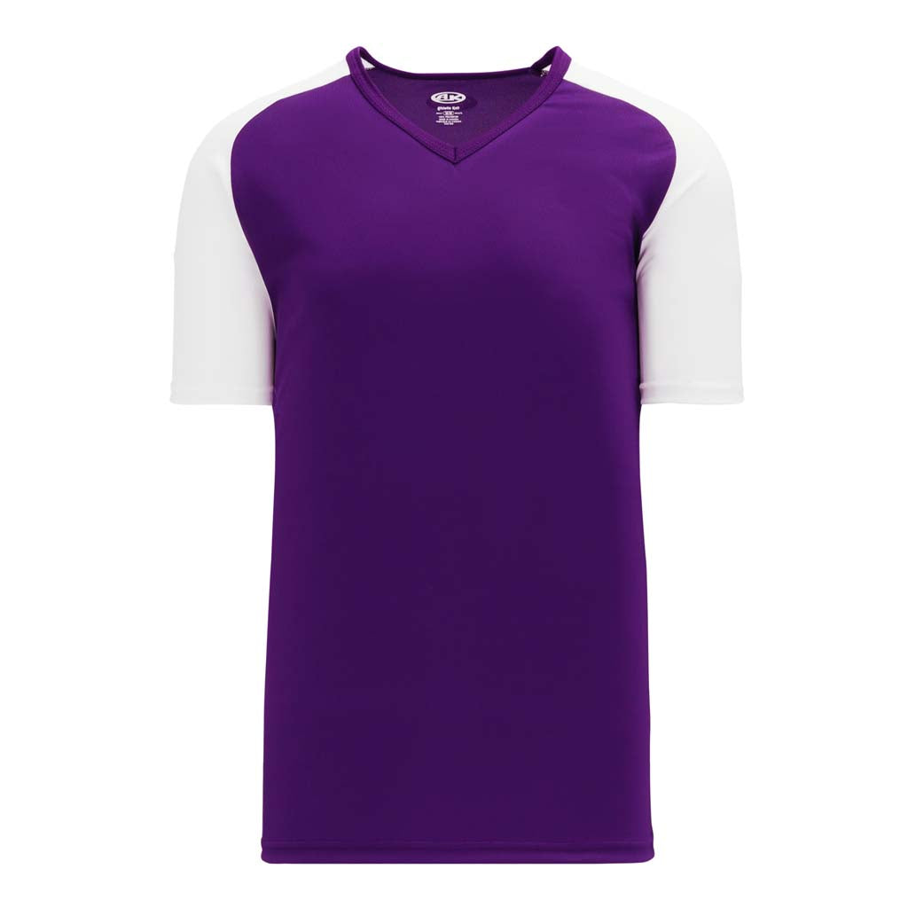 Athletic Knit S1375 chandail de soccer - Mauve / Blanc