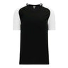 Athletic Knit S1375 chandail de soccer - Noir / Blanc 