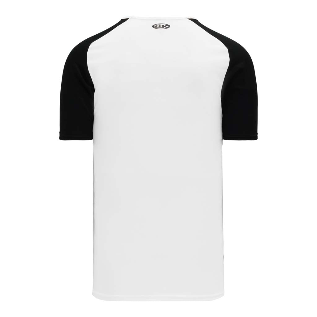 Athletic Knit S1375 chandail de soccer - Blanc / Noir Dos