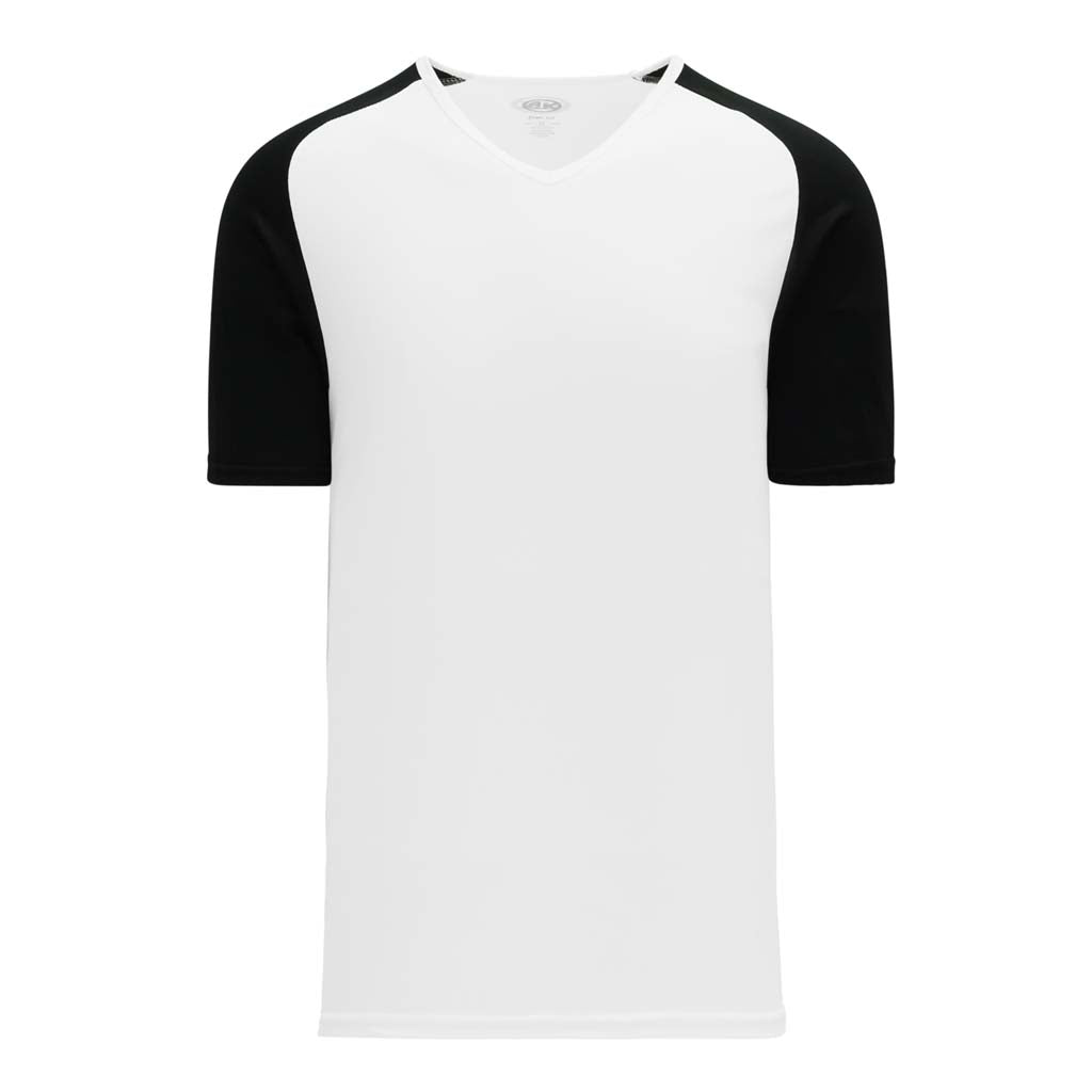 Athletic Knit S1375 chandail de soccer - Blanc / Noir