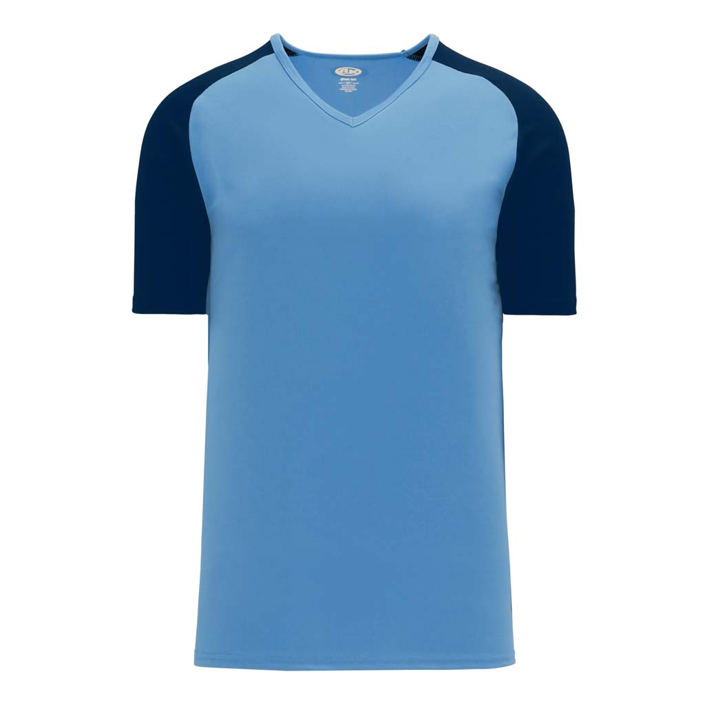 Athletic Knit S1375 chandail de soccer - Bleu Pâle / Bleu Marine