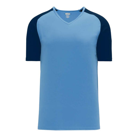 Athletic Knit S1375 chandail de soccer - Bleu Pâle / Bleu Marine