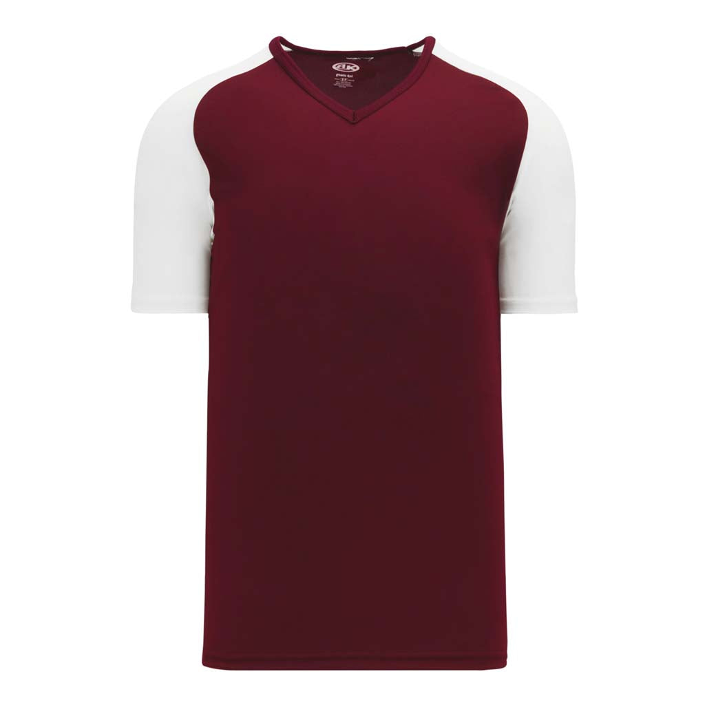 Athletic Knit S1375 chandail de soccer - Marron / Blanc