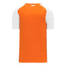 Athletic Knit S1375 chandail de soccer - Orange / Blanc